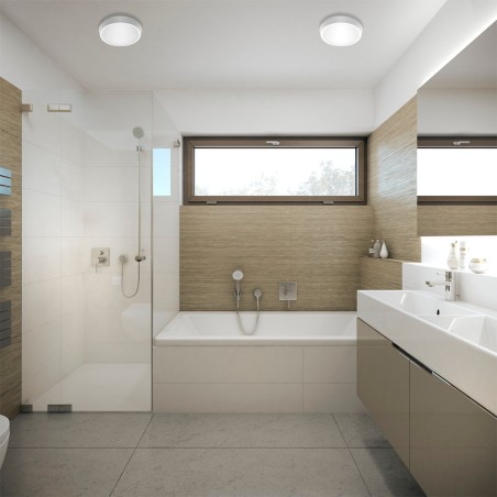 Светильник пылевлагозащищенный PBH-PC-RA 8W 600Lm 4000K белый AC 230V/50Hz