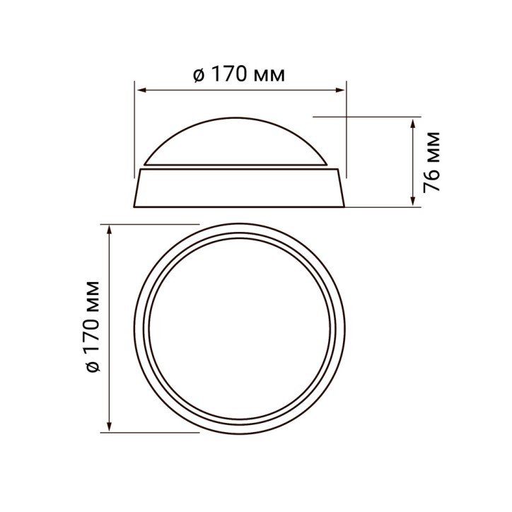 PBH - PC- RA 12W 900Lm 4000K WHITE IP65 (compact) Jazzway