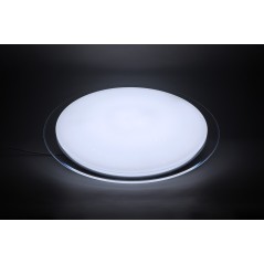 Светильник светодиодный ДБО-100w круглый матовый с эффектом Звездного неба регулировкой цветовой тем