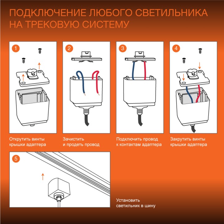 Светильник трековый ECO 1PH LEDVANCE 5Вт 450Лм 4000КIP20