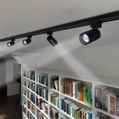 Светильник светодиодный на шинопровод ДПО- 8Вт 4000K 24° (чёрный) IP40 Jazzway