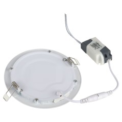 Светильник светодиодный ДВО-9W 4000К 360Лм d-146мм IP20 круглый
