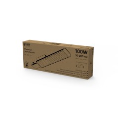 Светильник уличный консольный ДКУ 100 Вт 10000 лм 3000К AC 220В IP65 420х160х57мм широкая КСС Ш Aven