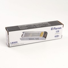 Трансформатор электронный для светодиодной ленты 60W 12V (драйвер), LB009