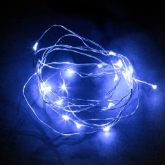 Гирлянда линейная LED синий 2м от батареек