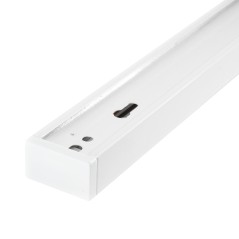 Шинопровод белый 2м PTR 2M-WH с токоподводом и заглушкой Jazzway