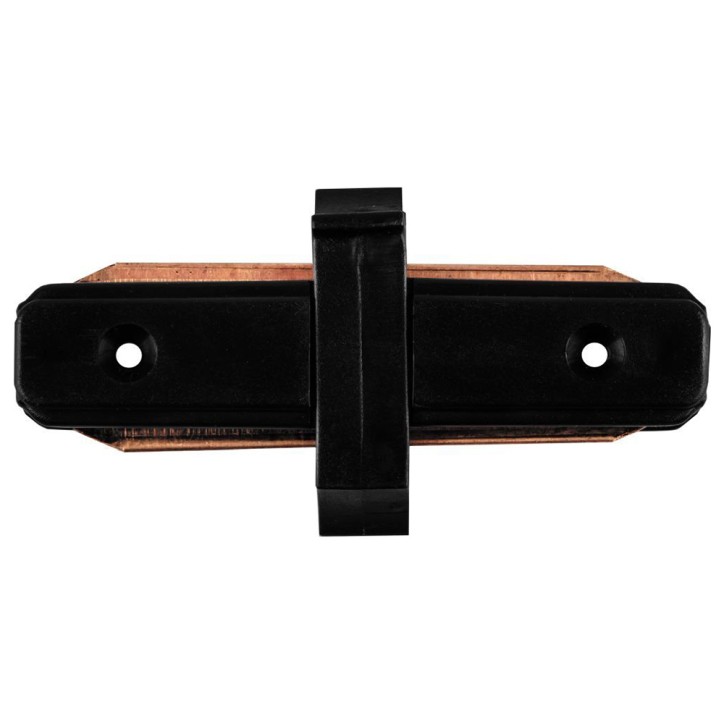 Коннектор прямой черный для шинопровода