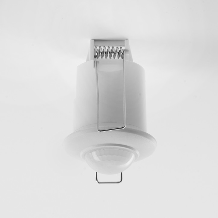Датчик движения ИК встраиваемый 500w 360 градусов 6м IP20 белый Датчик движения ИК встраиваемый 500w 360 градусов 6м IP20 белый