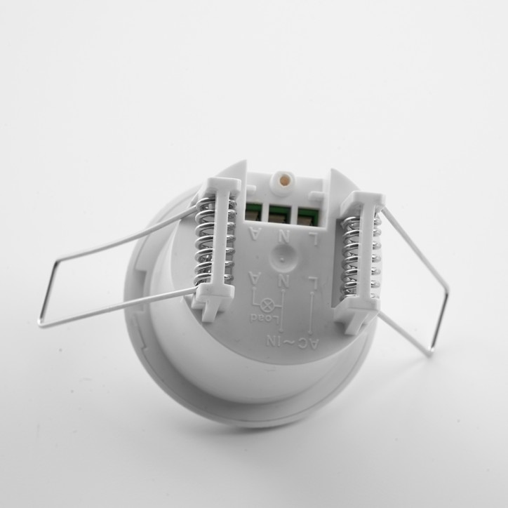 Датчик движения ИК встраиваемый 500w 360 градусов 6м IP20 белый Датчик движения ИК встраиваемый 500w 360 градусов 6м IP20 белый