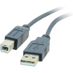 Кабель USB-A 2.0 М на USB-B М, 3.0 м., черный