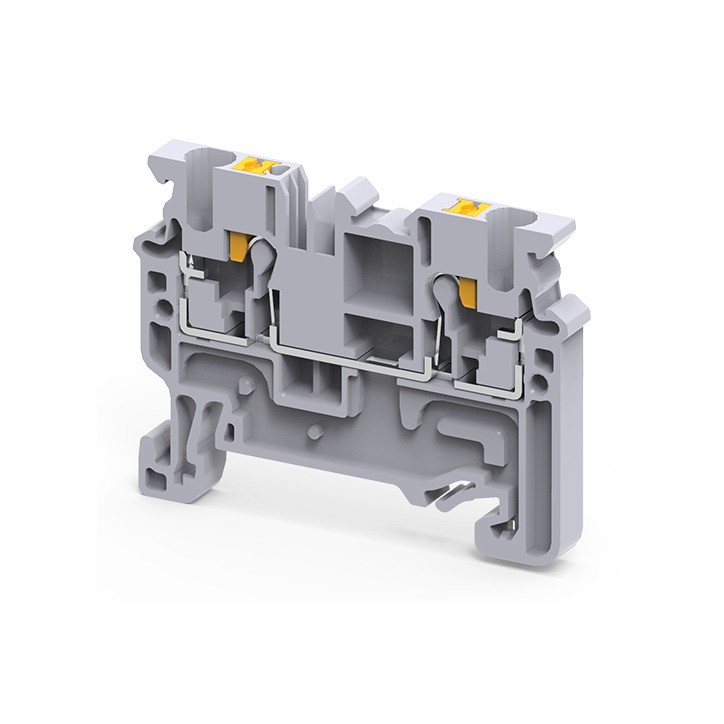 Клемма проходная 2,5 кв.мм push-in OptiClip CP-2,5-I-BU-24A-(0,2-2,5)-синий