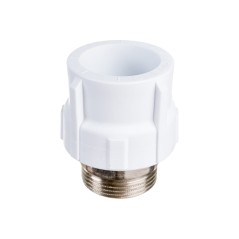 Муфта полипропиленовая PPR комбинированная НР под ключ 32х1'