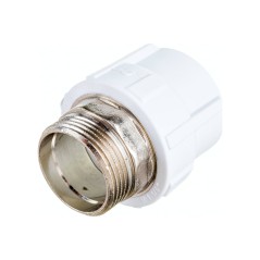 Муфта полипропиленовая PPR комбинированная НР под ключ 32х1'