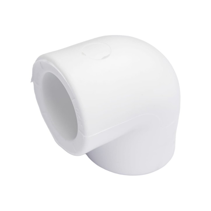 Угольник 32 90 град., полипропиленовый, белый Угольник 32 90 град., полипропиленовый, белый