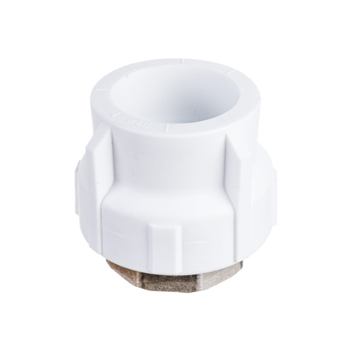 Муфта полипропиленовая PPR комбинированная ВР под ключ 40х11/4'