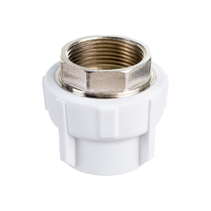 Муфта полипропиленовая PPR комбинированная ВР под ключ 40х11/4'