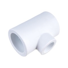 Тройник полипропиленовый PPR переходной 32х20х32мм белый