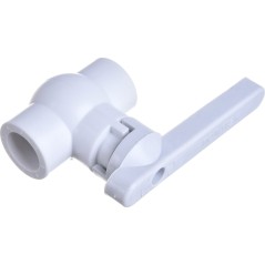 Кран шаровой 25мм полнопроходной полипропиленовый PPR