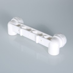 Планка монтажная с водорозетками полипропиленовая 20x1/2' ВР для смесителя белая