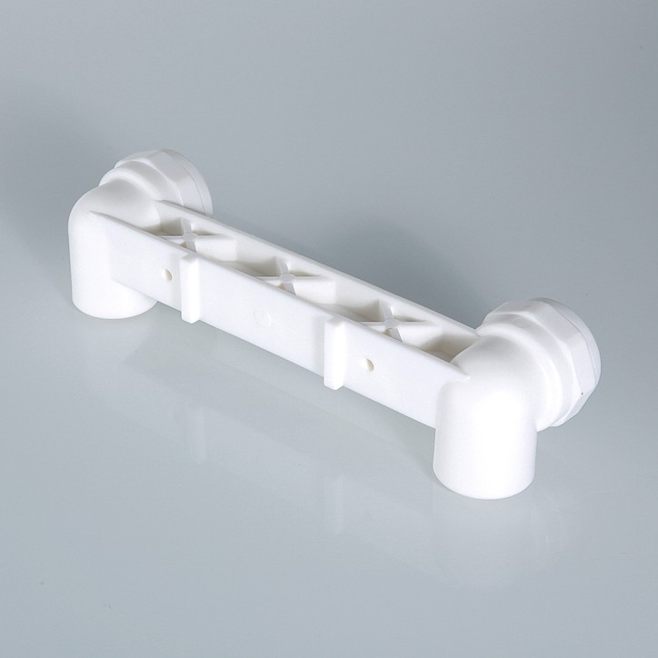 Планка монтажная с водорозетками полипропиленовая 20x1/2' ВР для смесителя белая