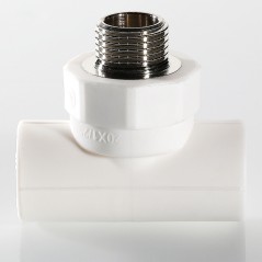 Тройник комбинированный 32x3/4' НР полипропиленовый PPR