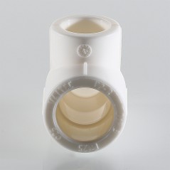 Тройник переходной 50x32x50 мм полипропиленовый PPR белый