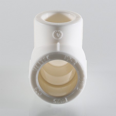 Тройник переходной 50x32x50 мм полипропиленовый PPR белый