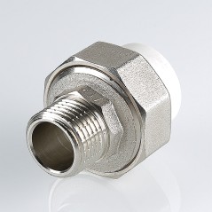 Муфта разъемная 25x3/4' НР полипропиленовое PPR белое