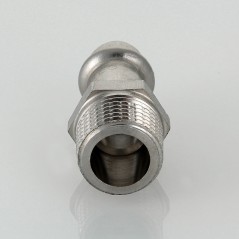 Соединитель нержавеющая сталь 18x1/2' НР