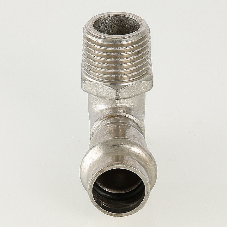 Угольник НР 22x3/4' 90 град., нержавеющая сталь