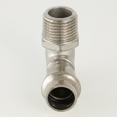 Угольник НР 28x3/4' 90 град., нержавеющая сталь