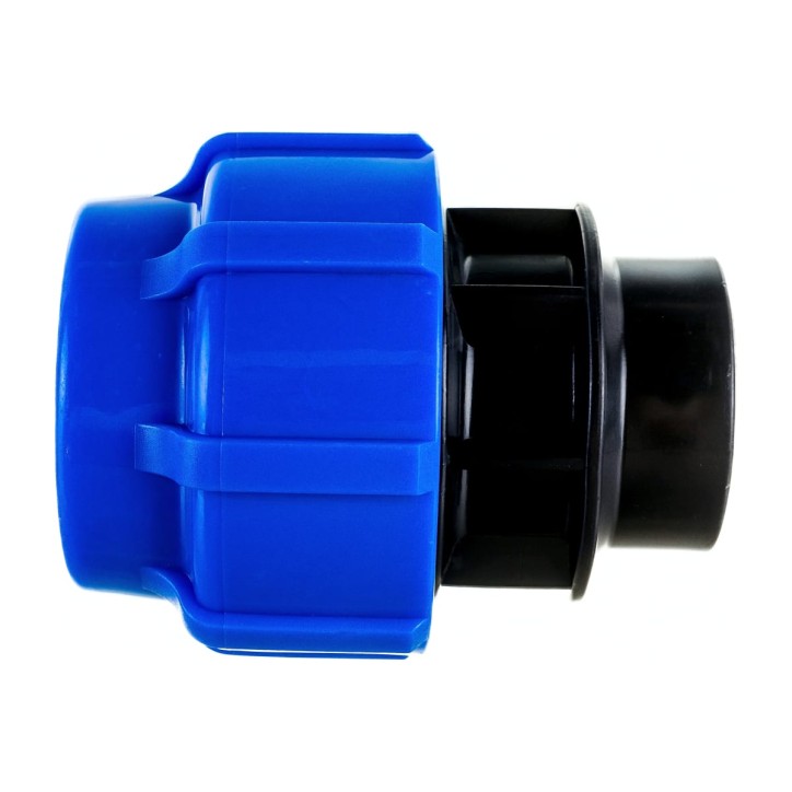 Муфта ПНД компрессионная ВР 63x1 1/4' Муфта ПНД компрессионная ВР 63x1 1/4'