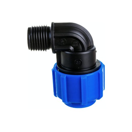 Отвод ПНД компрессионный НР 50 х 2'