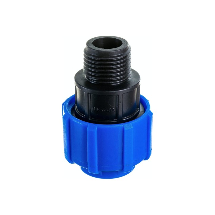 Муфта ПНД компрессионная НР 32x1 1/4' Муфта ПНД компрессионная НР 32x1 1/4'