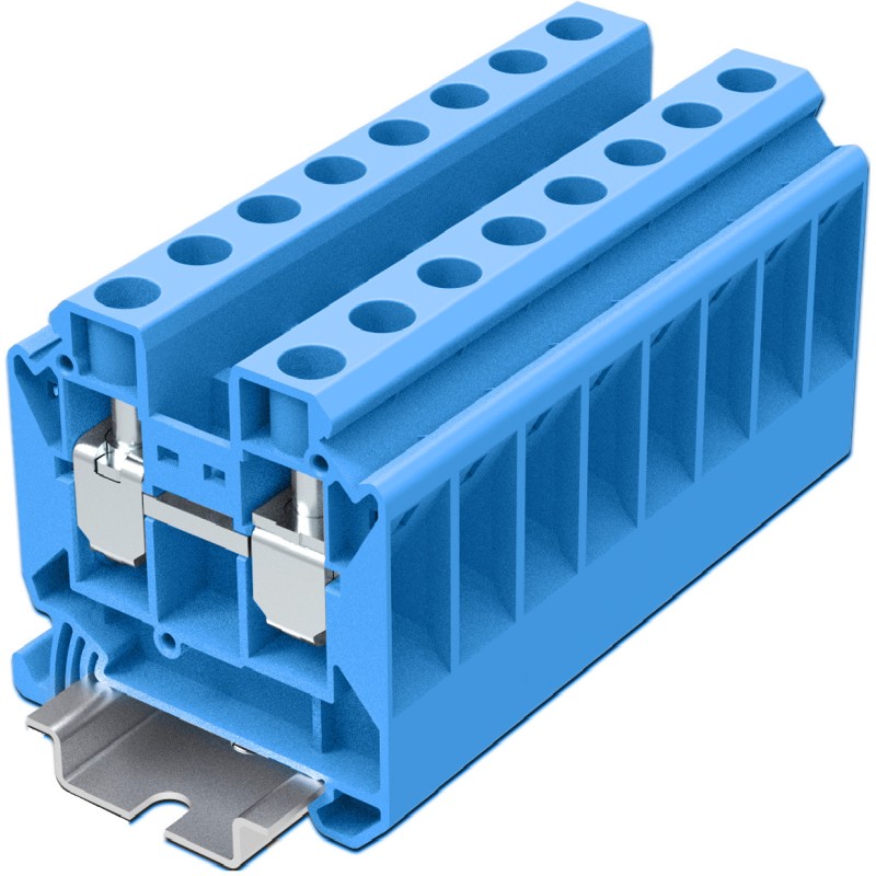 Клемма TU 1-1 винтовая сечение 16 мм. кв., синяя