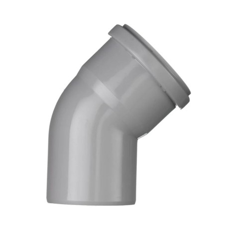 Отвод канализационный 110х45 град.