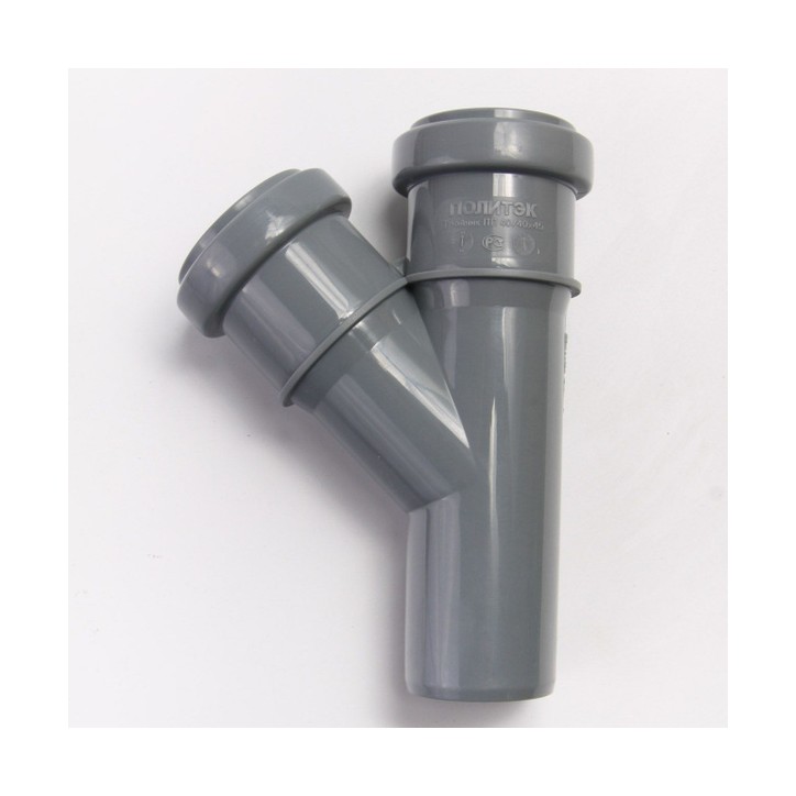 Тройник канализационный 45 град. 40 х 40 Тройник канализационный 45 град. 40 х 40