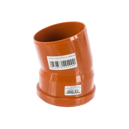 Отвод наружной канализации 110х15 град.