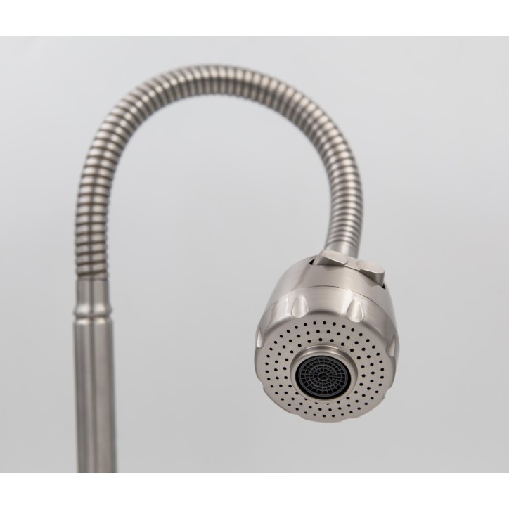 Смеситель для кухни TSB-119-001 с гибким изливом тип См-МОЦБА