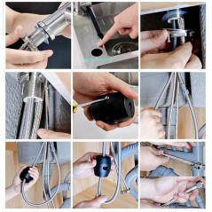 Смеситель для кухни TSB-123-001 с выдвижной лейкой тип См-МОЦБИвА