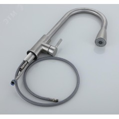 Смеситель для кухни TSB-123-001 с выдвижной лейкой тип См-МОЦБИвА