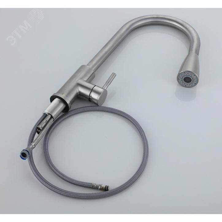 Смеситель для кухни TSB-123-001 с выдвижной лейкой тип См-МОЦБИвА