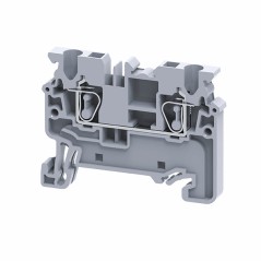 Клемма проходная 2,5 кв.мм пружинная OptiClip CХ-2,5-I-24A-(0,2-2,5)-серый