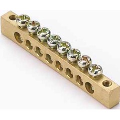 Шина нулевая 6х9 (8групп/край) ШН-102