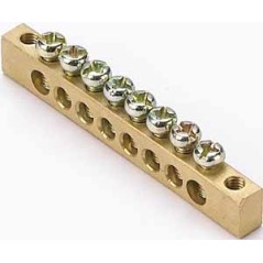 Шина нулевая 6х9 (8групп/край) ШН-102