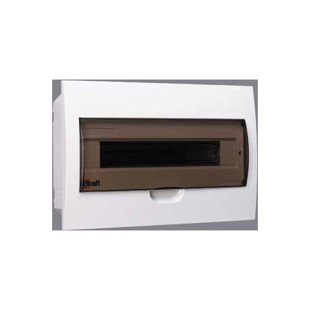 Щит распределительный встраиваемый ЩРВ-П-18 IP41 пластиковый прозрачная дверь