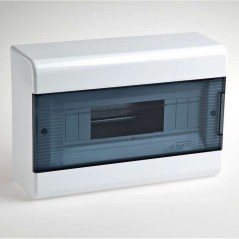 Щиток распределительный навесной на 12 модулей с дверцей белый IP40 (ЩРн-П-12)