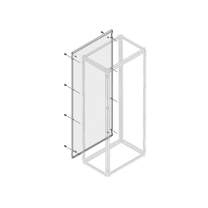 Панель задняя IP30/40 H-2000мм W-400мм