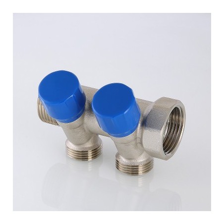 Коллектор 1'x2 выхода 3/4' ЕК с вентилями