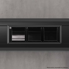 Avanti Рамка-суппорт черная для In-liner Front, 6 модульная